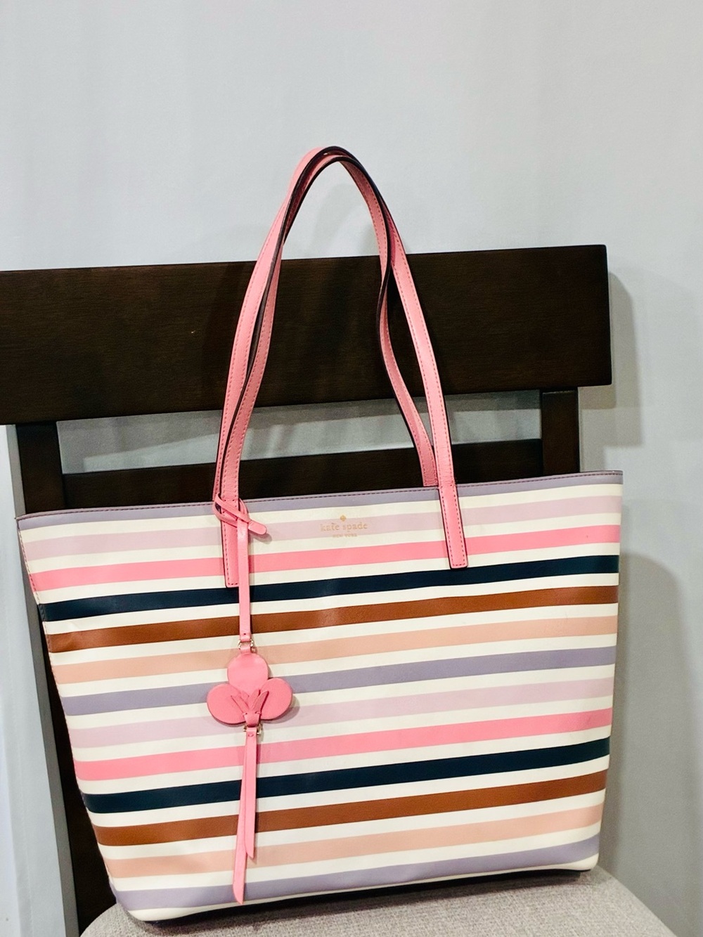 Kate spade Kelsey Tote striped shoulder bag Multi - Picture 2 of 9